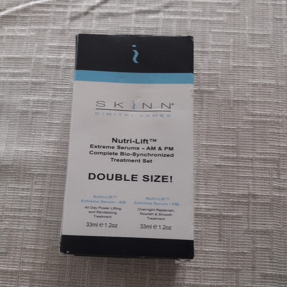 Skinn Dimitry James nutri lift extreme serums AM & PM Sealed